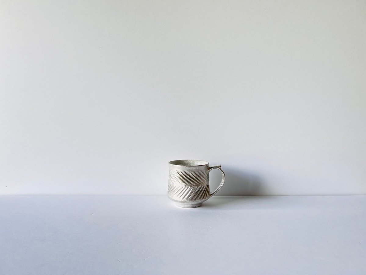 谷井直人　ビードロ×シルバー TNー54 谷井直人 銀彩ビードロマグカップ しのぎ Naoto Tanii