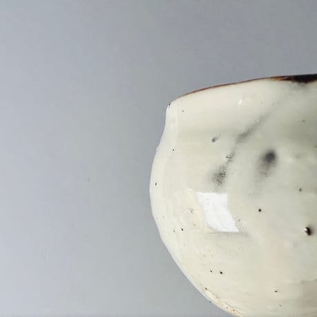 T−136 辻村史朗　粉吹ワインカップ　共箱付　Shiro Tsujimura Kofuki Wine Cup