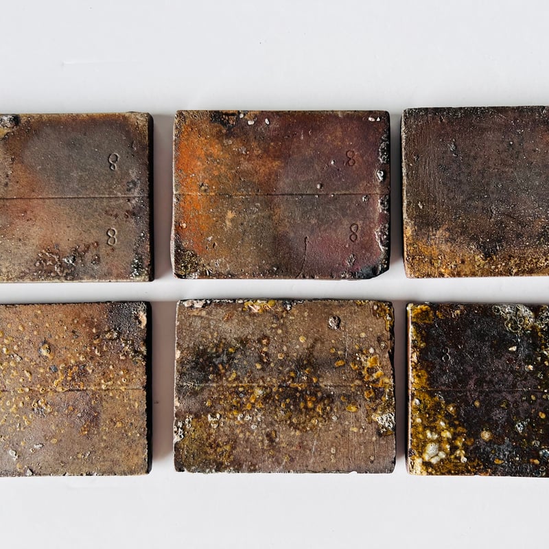 信楽焼　特大皿　雌雄一対　井村侊生　　#3506 信楽焼 特大皿 雌雄一対 井村侊生 #3506 信楽焼 特大皿 雌雄一対