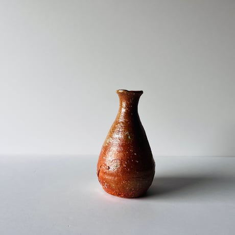T−36 辻村史朗　信楽徳利　共箱付　Shiro Tsujimura, Shigaraki Sake Bottle, with box