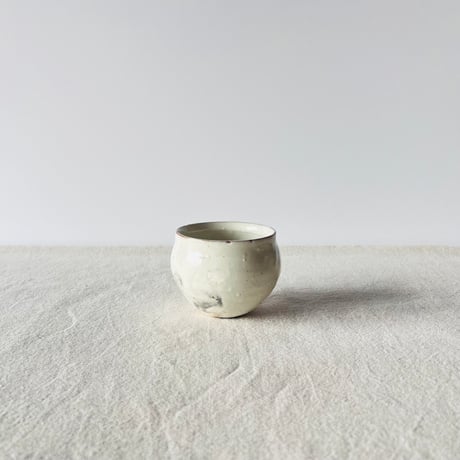 T−136 辻村史朗　粉吹ワインカップ　共箱付　Shiro Tsujimura Kofuki Wine Cup