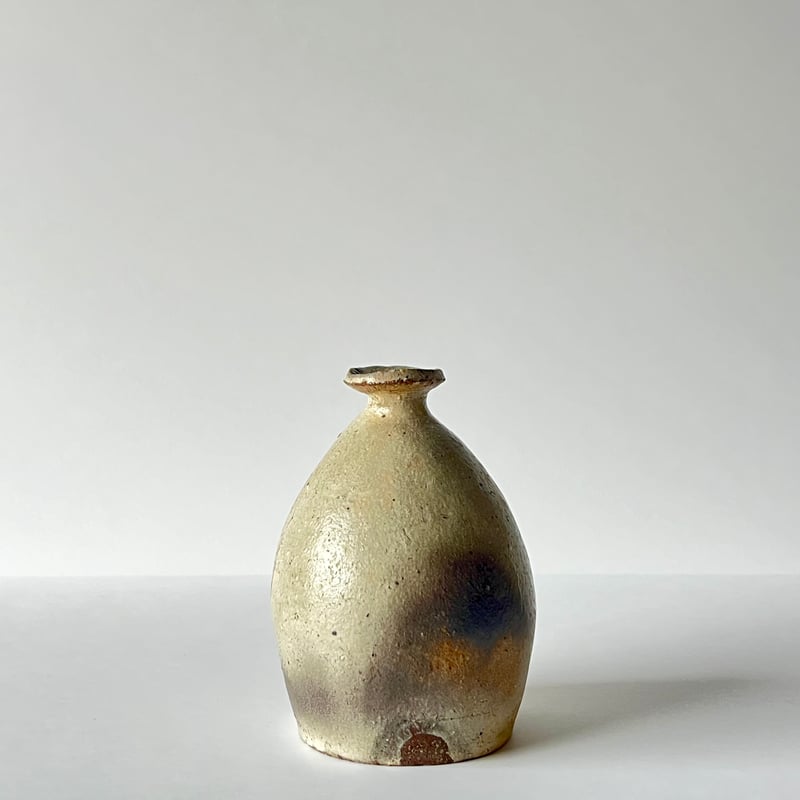 作家物 陶芸家 大野鈍阿？ 信楽 徳利 花瓶 信楽焼