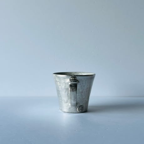 TNー62 谷井直人　銀彩ビードロマグカップ　Naoto Tanii – Silver-Glazed Bidoro Mug