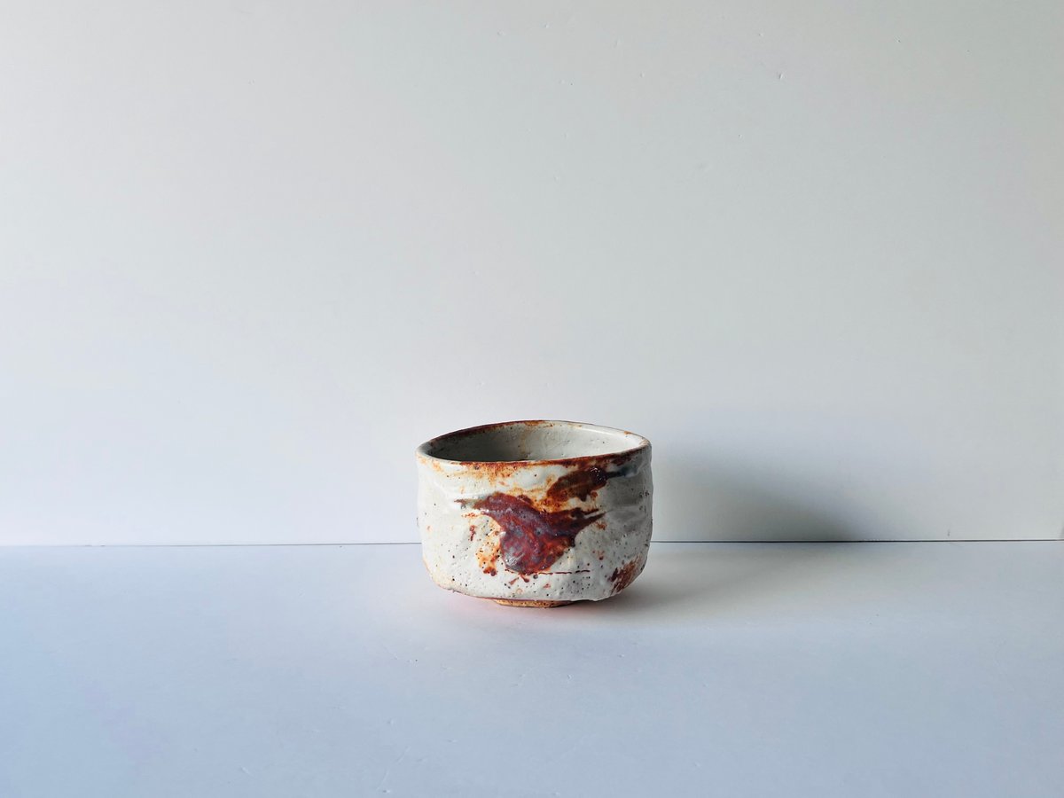 T-72辻村史朗 志野茶碗 Shiro Tsujimura Shino tea bowl |