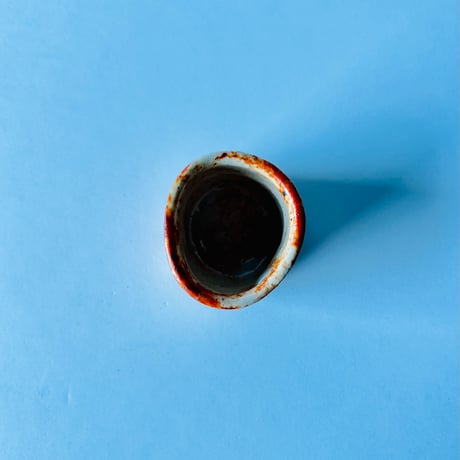 T−15 辻村史朗　志野ぐい呑　Shiro Tsujimura Shino sake cup