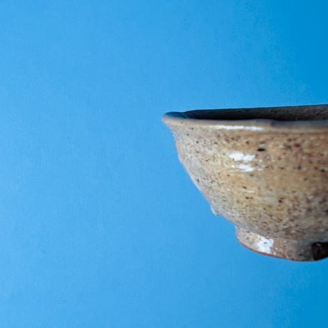 T−19 辻村史朗　井戸ぐい呑　共箱付　Shiro Tsujimura Well Sake Cup