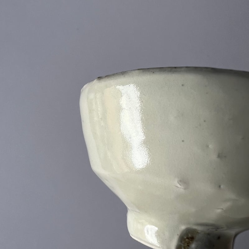 辻村史朗 辻村史郎 粉吹 ぐい呑み 湯呑 / 陶器 陶芸 陶芸家 辻村唯 辻村塊 Tー37 辻村史朗 粉引きぐい呑み 共箱付 Shiro Tsujimura, Kohiki