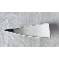 T−120 辻村史朗　粉吹三角皿　共箱付　Shiro Tsujimura Kofuki Triangular Plate