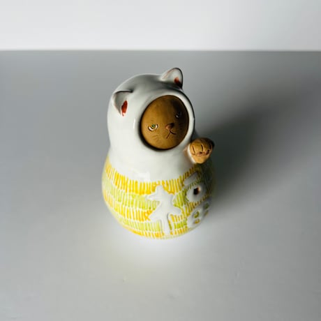 KMー3 鍵谷雅美　招き猫　    Masami Kagiya Maneki-neko (Lucky Cat)