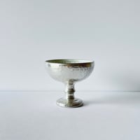 TN−113 谷井直人　銀彩ビードロゴブレット Naoto Tanii Silver Glaze Bidoro Goblet