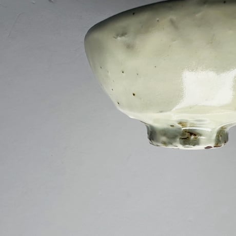 Tー48 辻村史朗　粉引きぐい呑　共箱付き　Shiro Tsujimura, Kohiki Sake Cup, with box