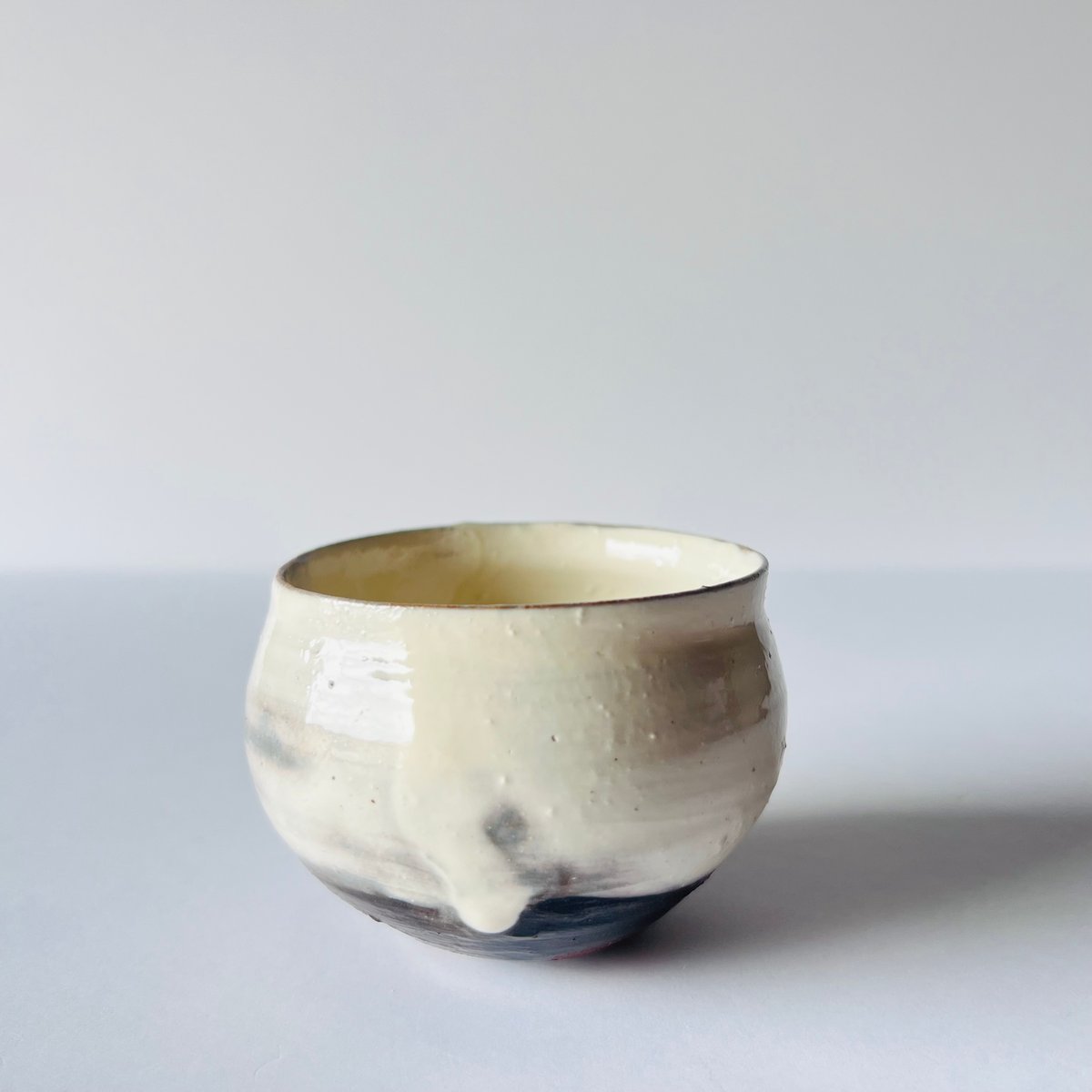 辻村史郎　粉吹ワインカップ T−137 辻村史朗 粉吹ワインカップ 共箱付 Shiro Tsujimura Kofuki