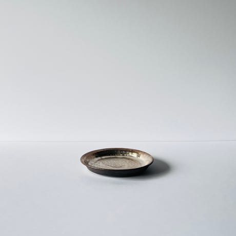 TN−13 谷井直人　銀彩小皿　TN−13 Naoto Tanii small silver plate