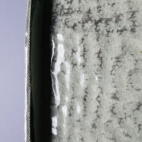 Sー7 鈴木大弓　三島角皿  Suzuki Hiroyumi Mishima Square Plate