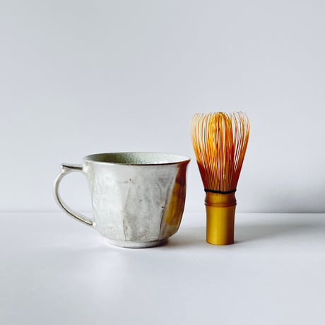 TN−119 谷井直人　銀彩青磁貫入マグカップ Naoto Tanii Silver Glaze Celadon Crackled Mug