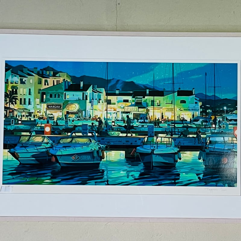 STー2 笹倉鉄平 「プエルトバヌス」シルクスクリーン Teppei Sasakura