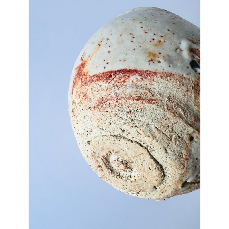 T-71 辻村史朗 志野茶碗 共箱有 Shiro Tsujimura Shino tea bo