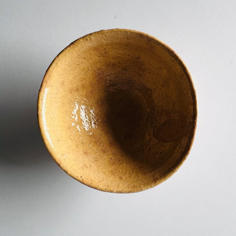 辻村史朗　磁土ぐい呑　盃 Tー46 辻村史朗 井戸ぐい呑 共箱付き Shiro Tsujimura Ido Sake C