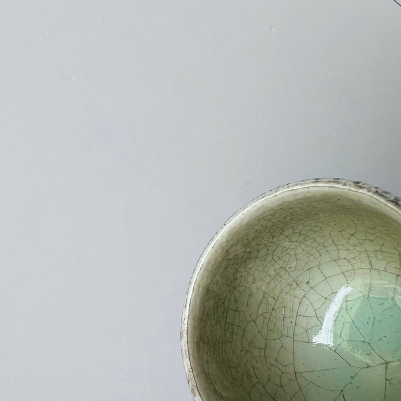 TNー73 谷井直人 銀彩ビードロ杯 Naoto Tanii – Silver-Glazed