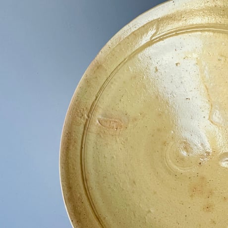 T−107 辻村史朗　井戸皿　　Shiro Tsujimura Ido Plate (Ido-style Ceramic Plate)