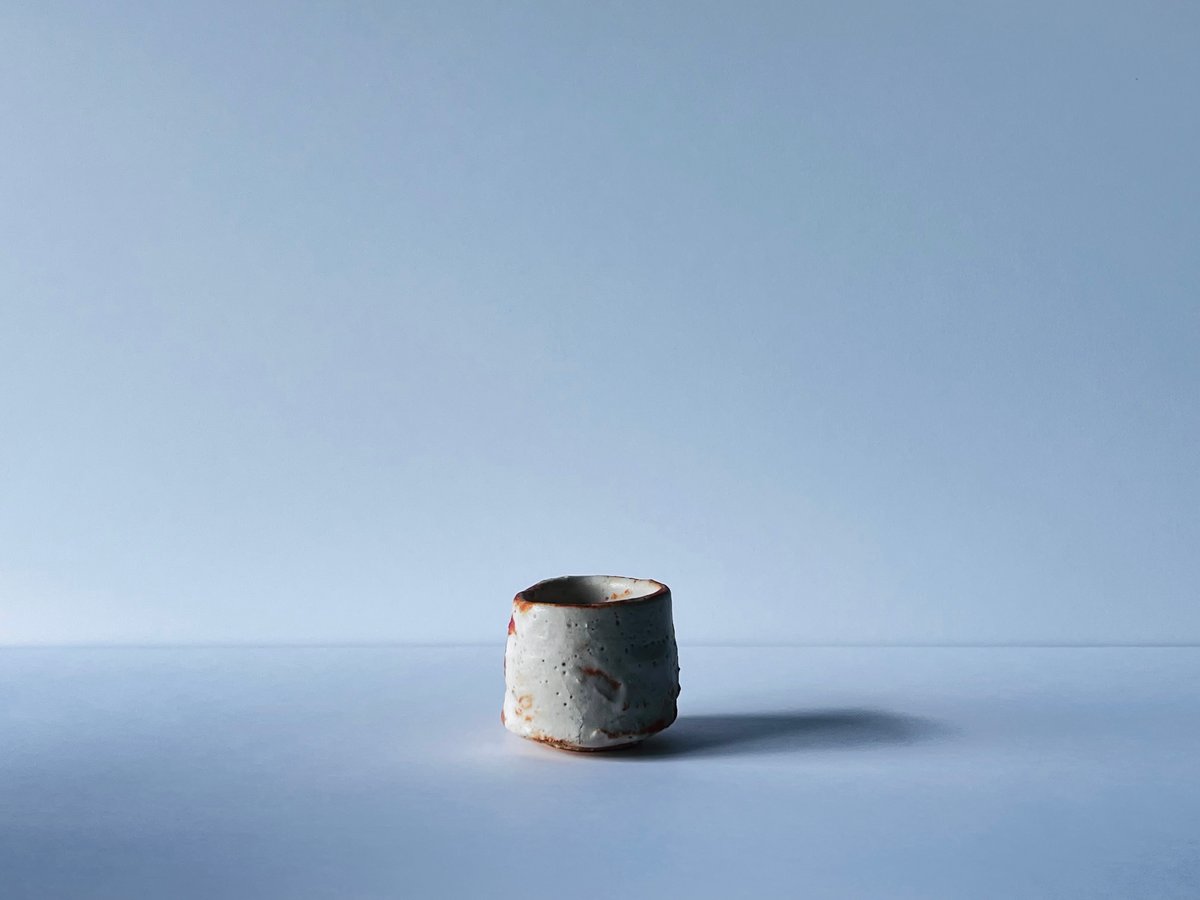 T−17 辻村史朗 志野ぐい呑 T-17 Shiro Tsujimura Shino sake