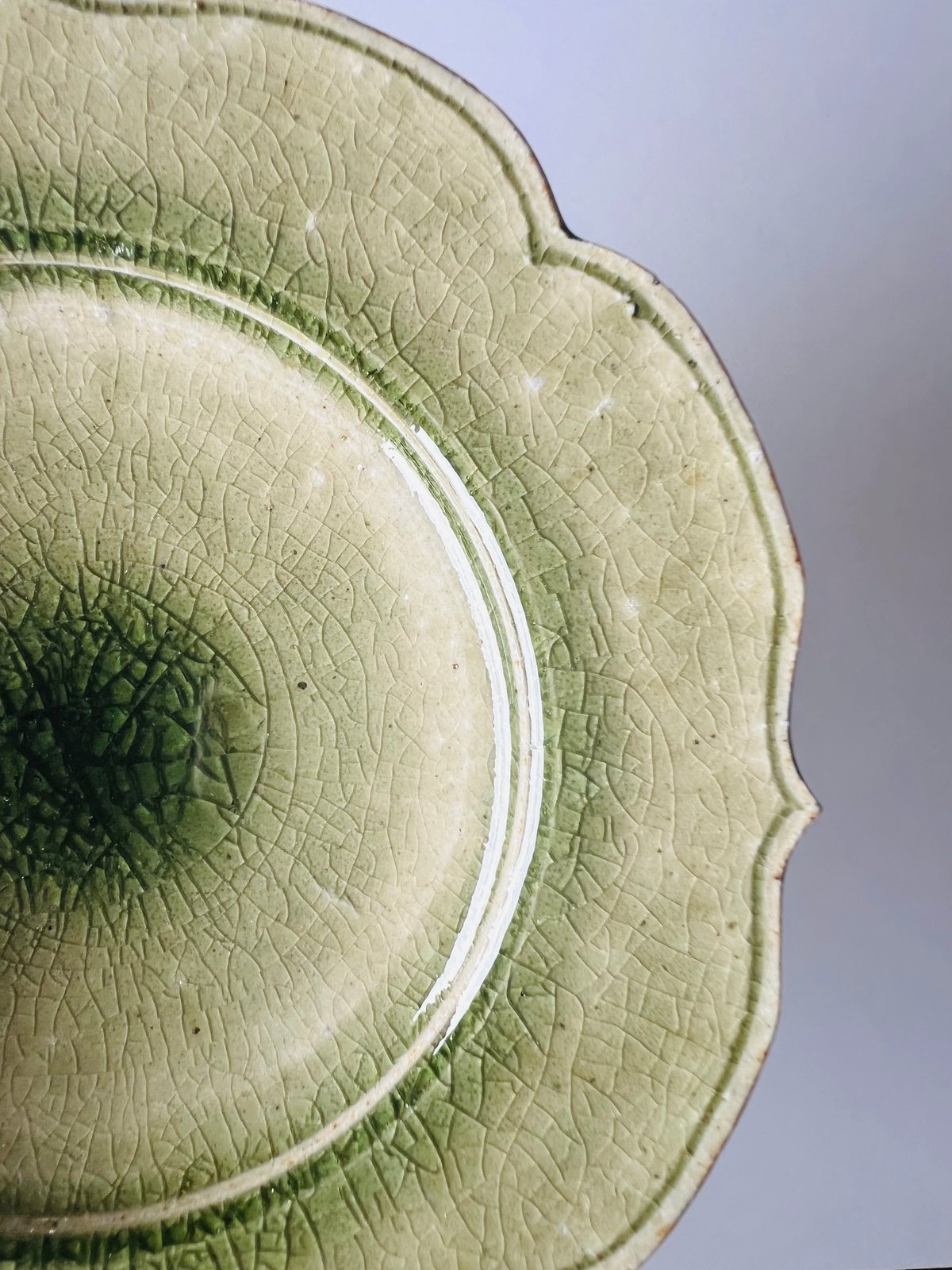 OS−1岡本修一 青唐津四方皿 | GARAGE MADE