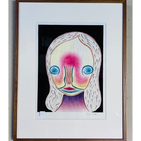 KIー2　加藤泉「無題2」木版画　Izumi Kato “Untitled 2” Woodblock Print