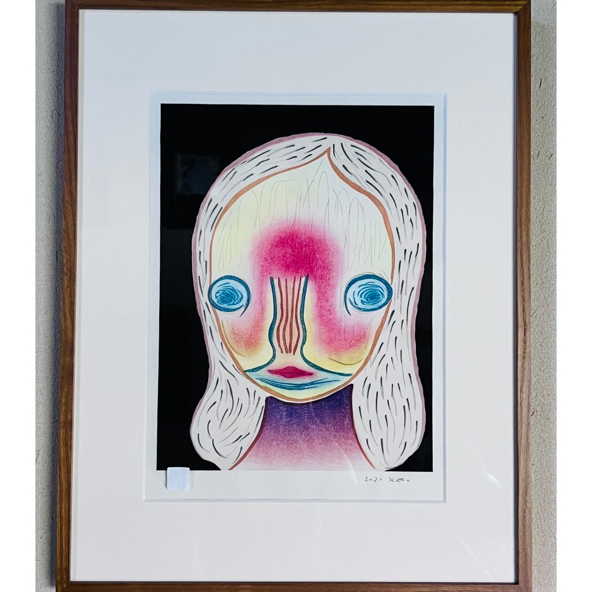 KIー2 加藤泉「無題2」木版画 Izumi Kato “Untitled 2” Woodbl