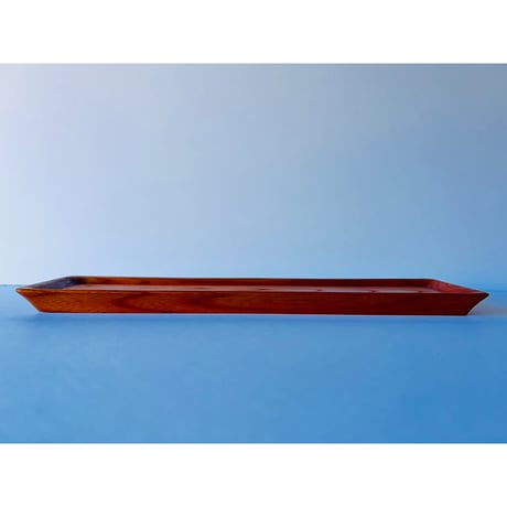 Mー5 一文字盆　欅　Ichimonji Tray (Rectangular Tea Tray)