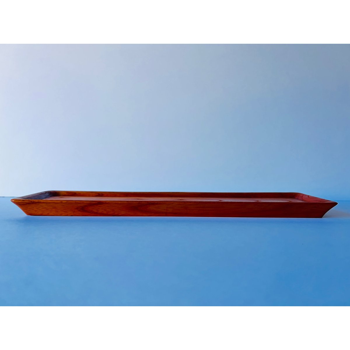 Mー5 一文字盆 欅 Ichimonji Tray (Rectangular Tea Tray
