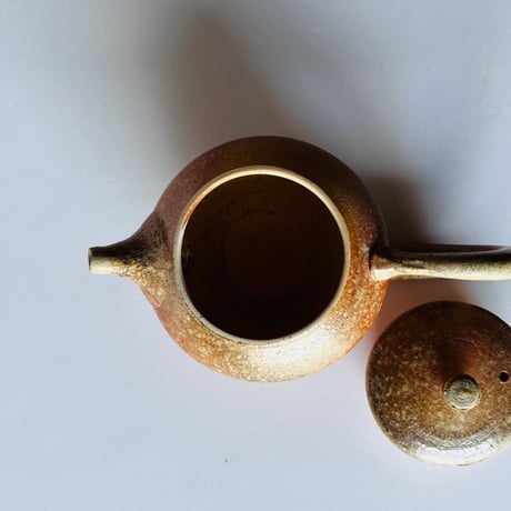 Jー6＃＃2ジョナサンスティール　急須　名入り共箱付 Jonathan Steele Teapot with name engraved box