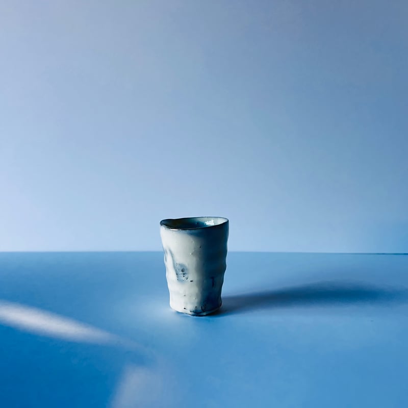 Tー87 辻村史朗 粉吹ぐい呑 Shiro Tsujimura Powdered Sake C