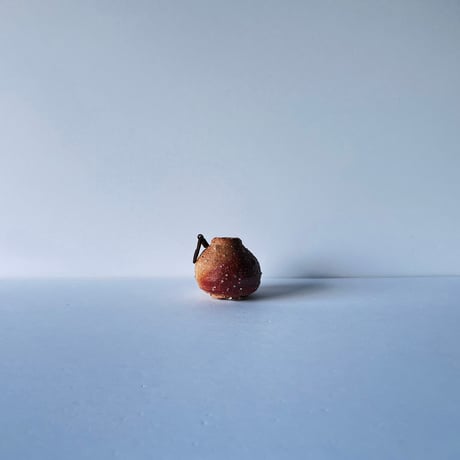 Tー52 辻村史朗　信楽蹲掛花入　共箱有　Shiro Tsujimura Shigaraki Uzukumaru hanging vase