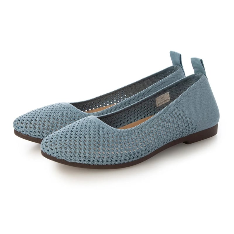 BOUQET 洗える軽量ニットパンプス アーモンドトゥ ハスキー husky Co