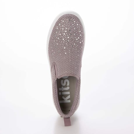 KITSON キットソン 厚底ウェーブソール 軽量 ラメ入りニット スリッポン