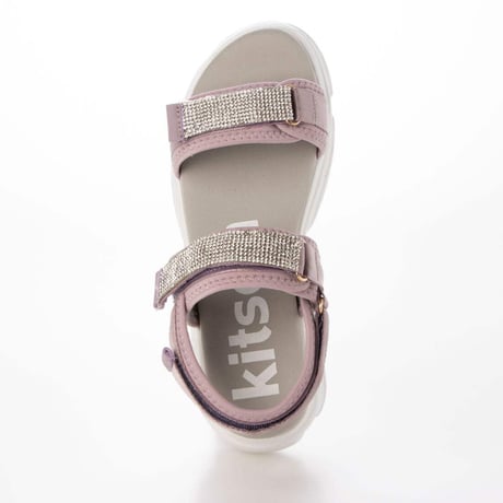 husky Co.Ltd. kitson キラキラ ダブルベルト 厚底サンダル