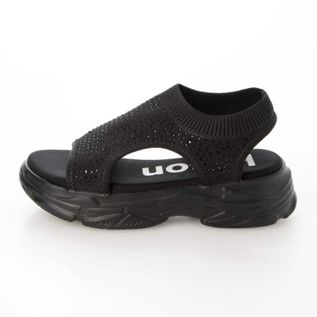 husky Co.Ltd. kitson ニット 厚底 キラキラ サンダル