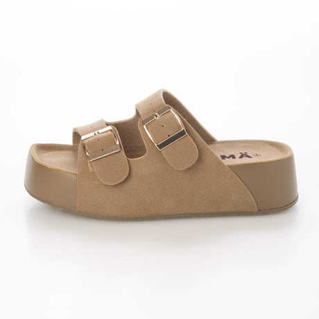 onni ELAMA ダブルバックル 厚底 プラットフォーム サンダル