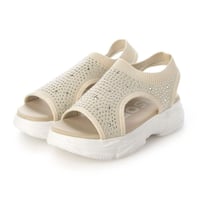 husky Co.Ltd. kitson ニット 厚底 キラキラ サンダル