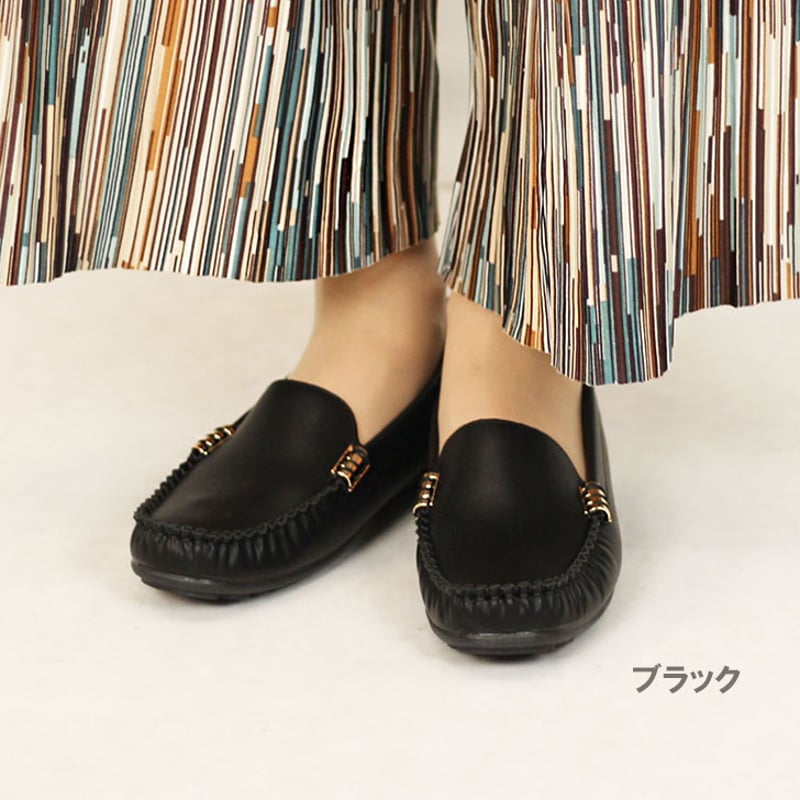 軽量 ゴールドビット モカシン ローヒールドライビングシューズ ELAMA