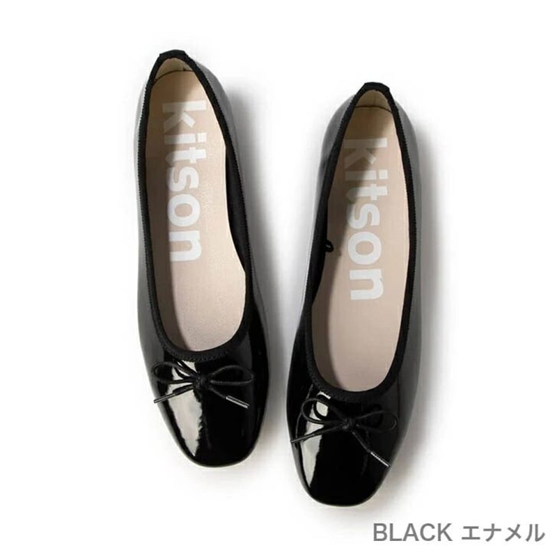 kitson キットソン 防水 スクエアトゥ バレエ パンプス 防水パンプス