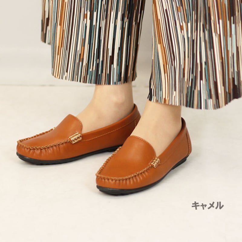 軽量 ゴールドビット モカシン ローヒールドライビングシューズ ELAMA