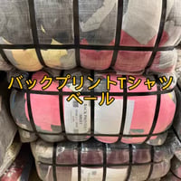 【US仕入れ】バックプリントTシャツベール約30kg