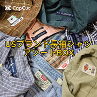 【春の定番アイテム】USブランド長袖シャツアソートBOX 10点