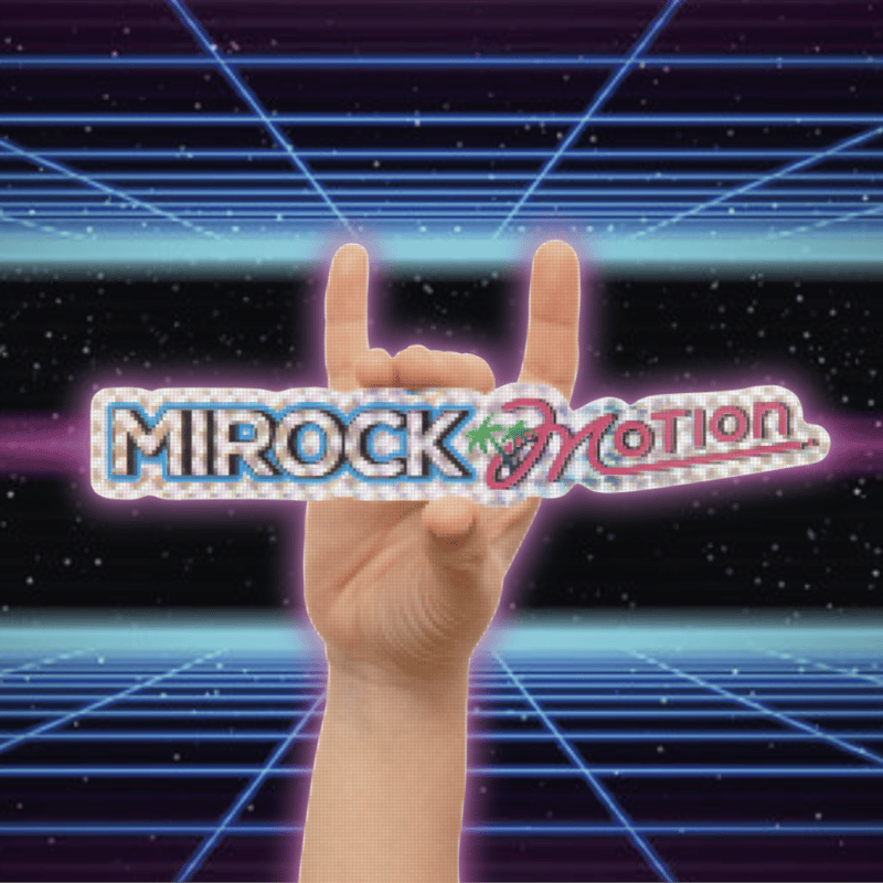 PRHYTHM　プリズム　ステッカー ミロクモーションプリズムステッカー | MIROCK TOY