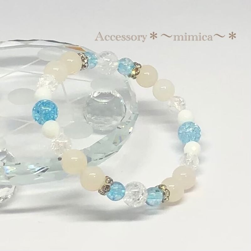 シンプル可愛い天然石ブレスレット | ハンドメイドショップ MIMICA