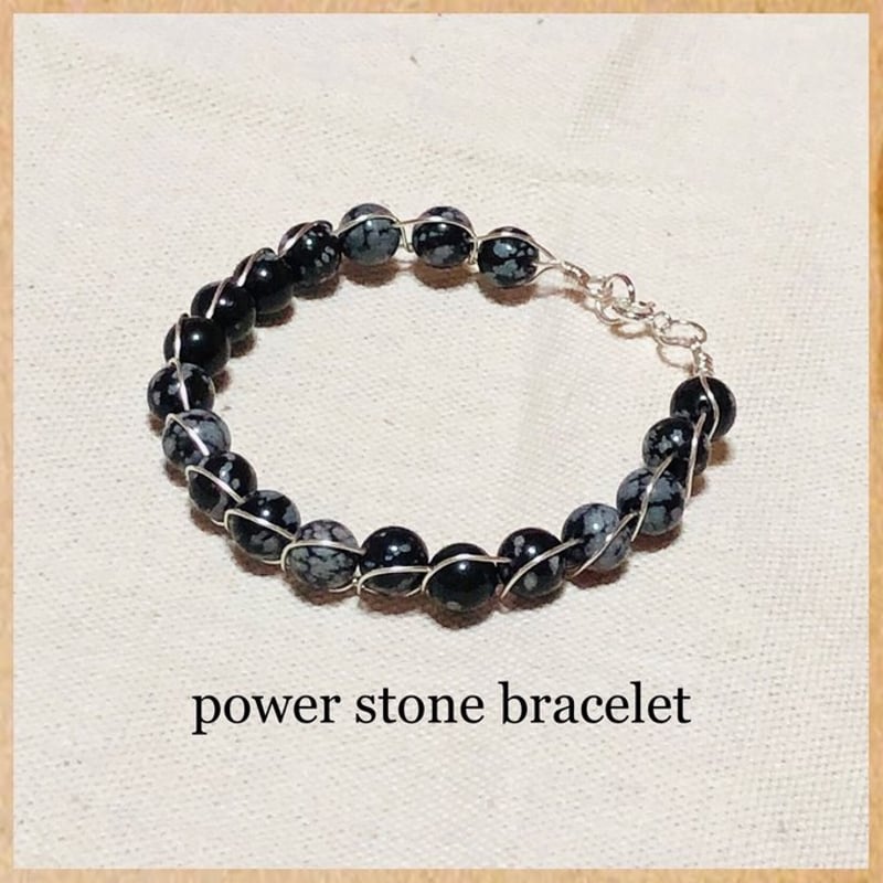 天然石《ゼブラジャスパー》バングル ブレスレット | ハンドメイド