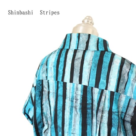 はんぶんこのシャツ （27：Shinbashi－Stripes－）