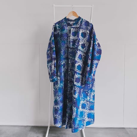 ずっとずっとのロングシャツ（#二重緑001）