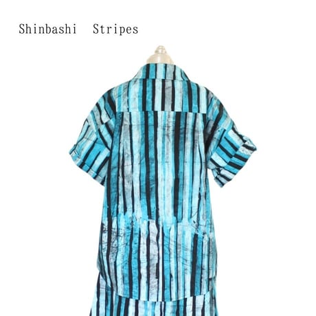 はんぶんこのシャツ （27：Shinbashi－Stripes－）